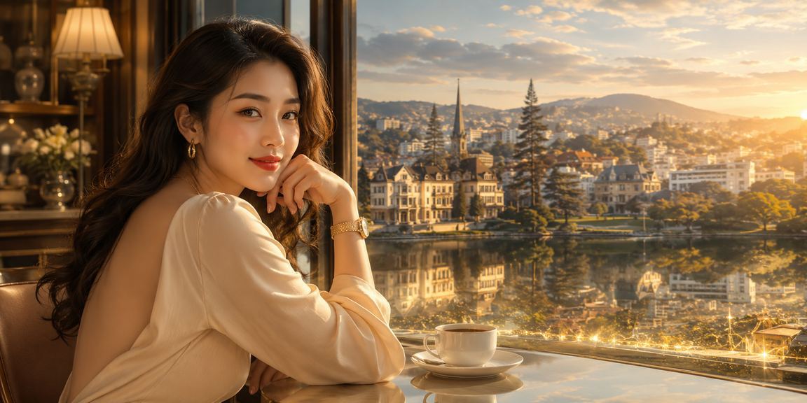 Người dùng Đà Lạt kiểm tra tài khoản casino tructiep bên cốc cà phê sáng